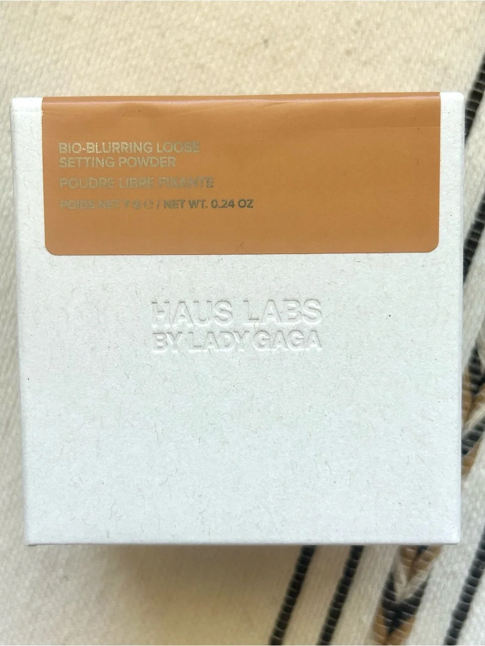 HAUS LABS Bio-Blurring Loose Setting Powder – Deep Honey 7g NIB